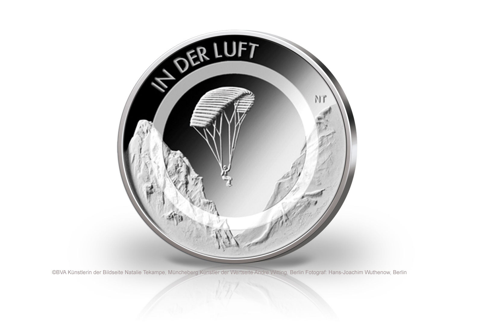 10 Euro 2019 Deutschland In der Luft mit Polymerring st Prägestätte A