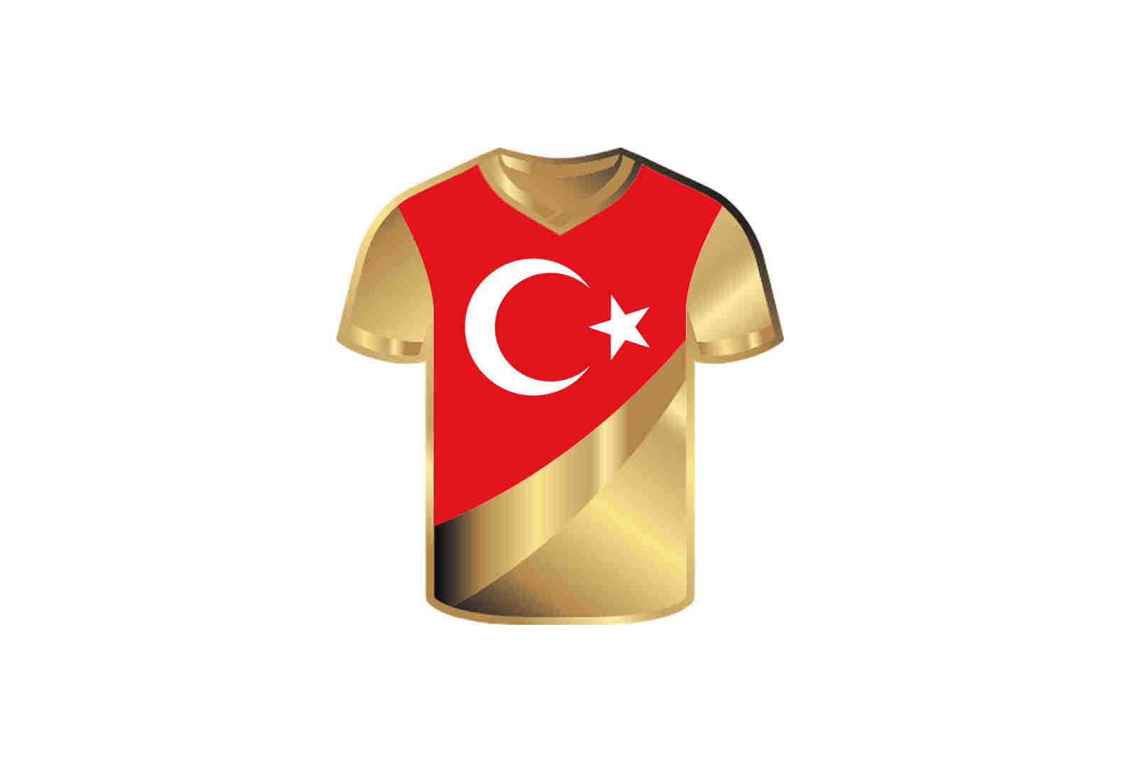 Goldmünze Motiv "Trikot Türkei" 999/1000 Gold im Geschenketui