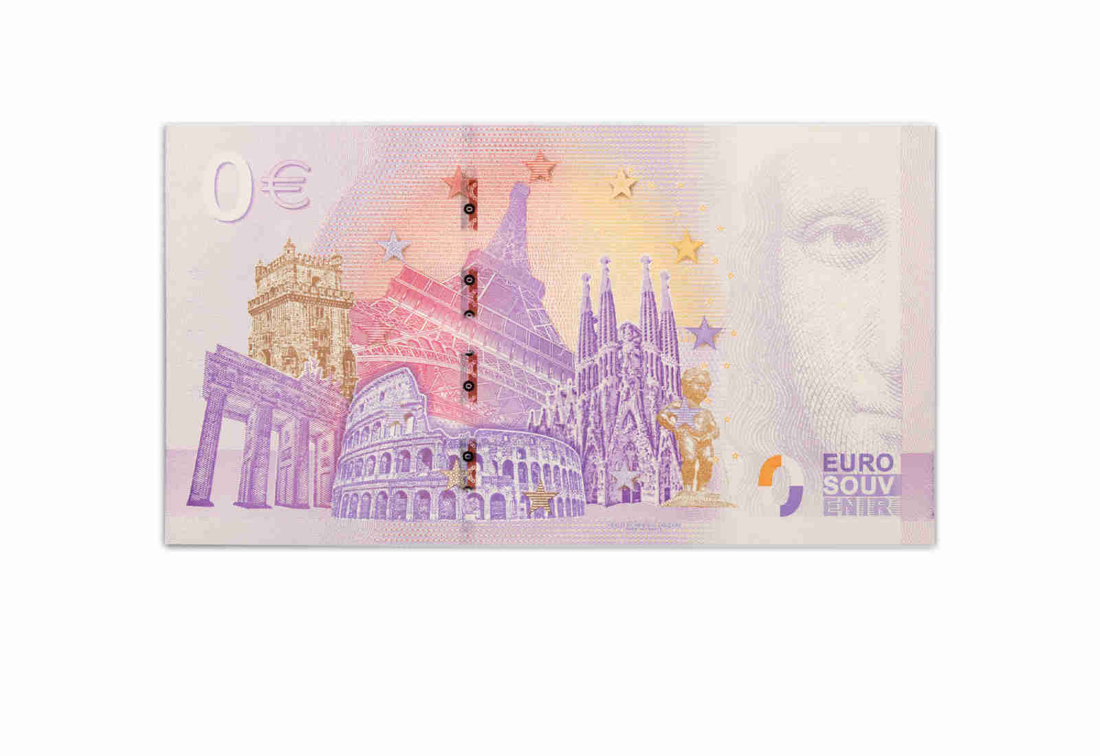 0 Euro Banknote 2024 UEFA Official Emblem