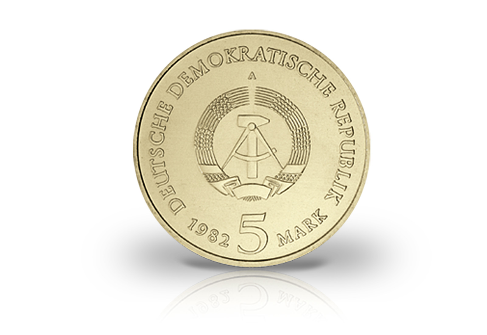 5 Mark Gedenkmünze 1982 Wartburg bei Eisenach Jaeger-Nr. 1586