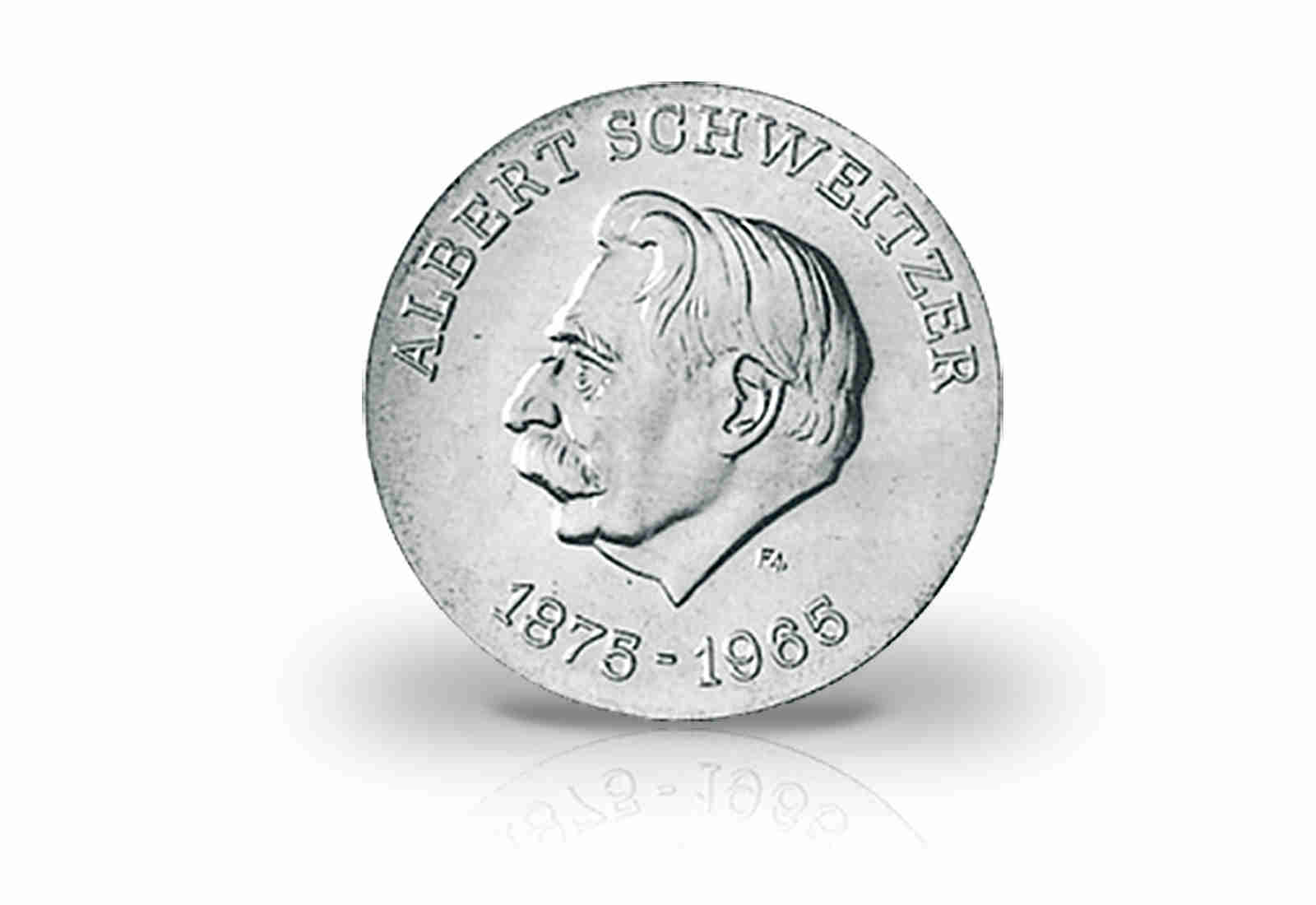 10 Mark 1975 DDR Motivprobe 100. Geburtstag Albert Schweitzer