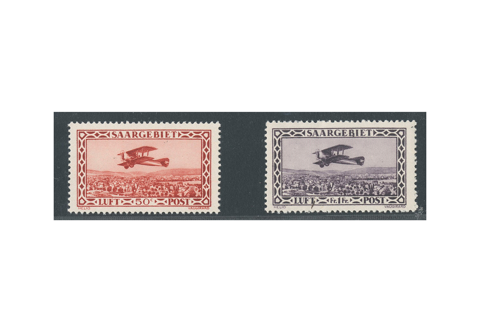 Briefmarken Saar 126/127 gest.