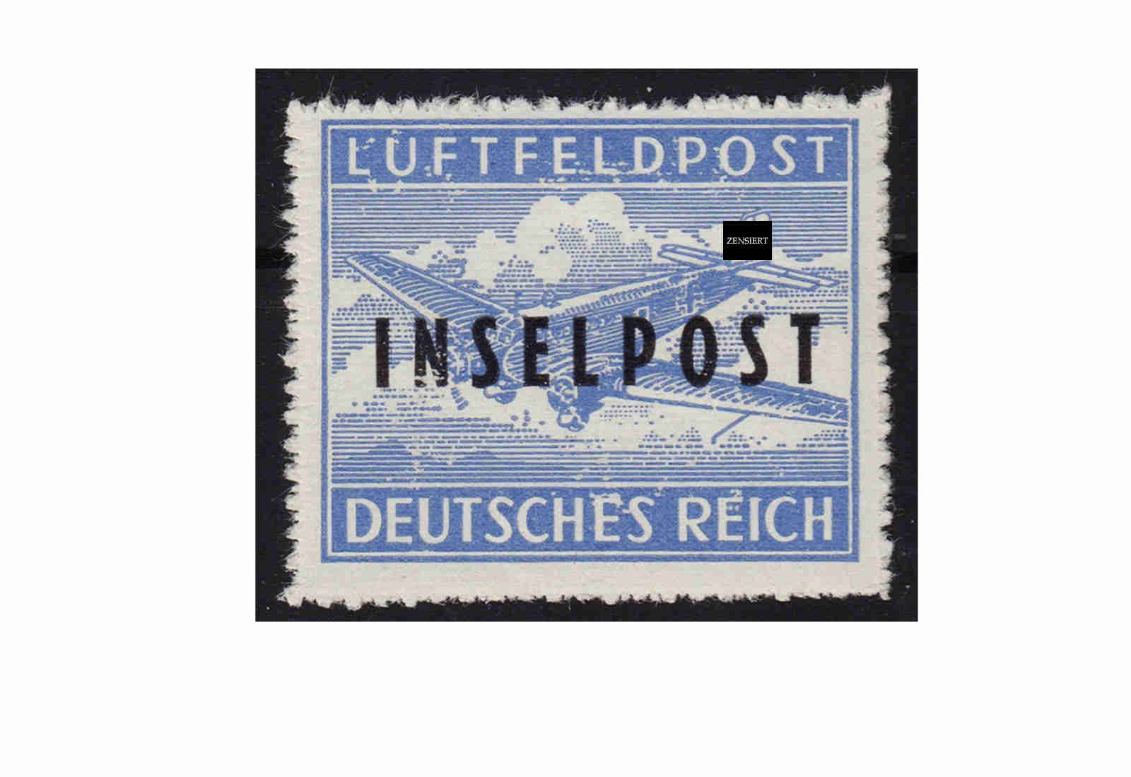 DR Feldpost MiNr.: 11 Bb Falz geprüft Insel Leros 1945