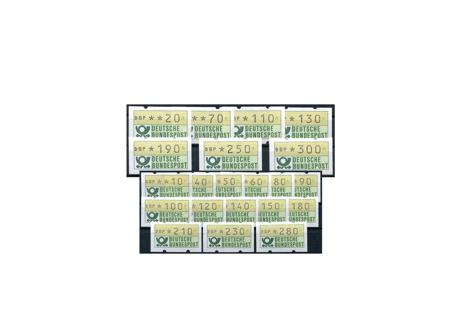 BRD ATM-Lot Michel-Nr. 1+2 postfrisch im Set