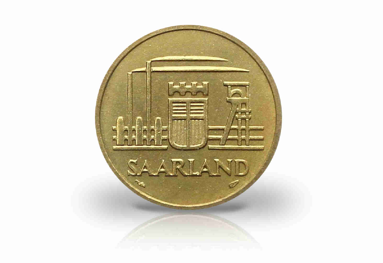 50 Franken 1954 Saarland Jaeger-Nr. 803