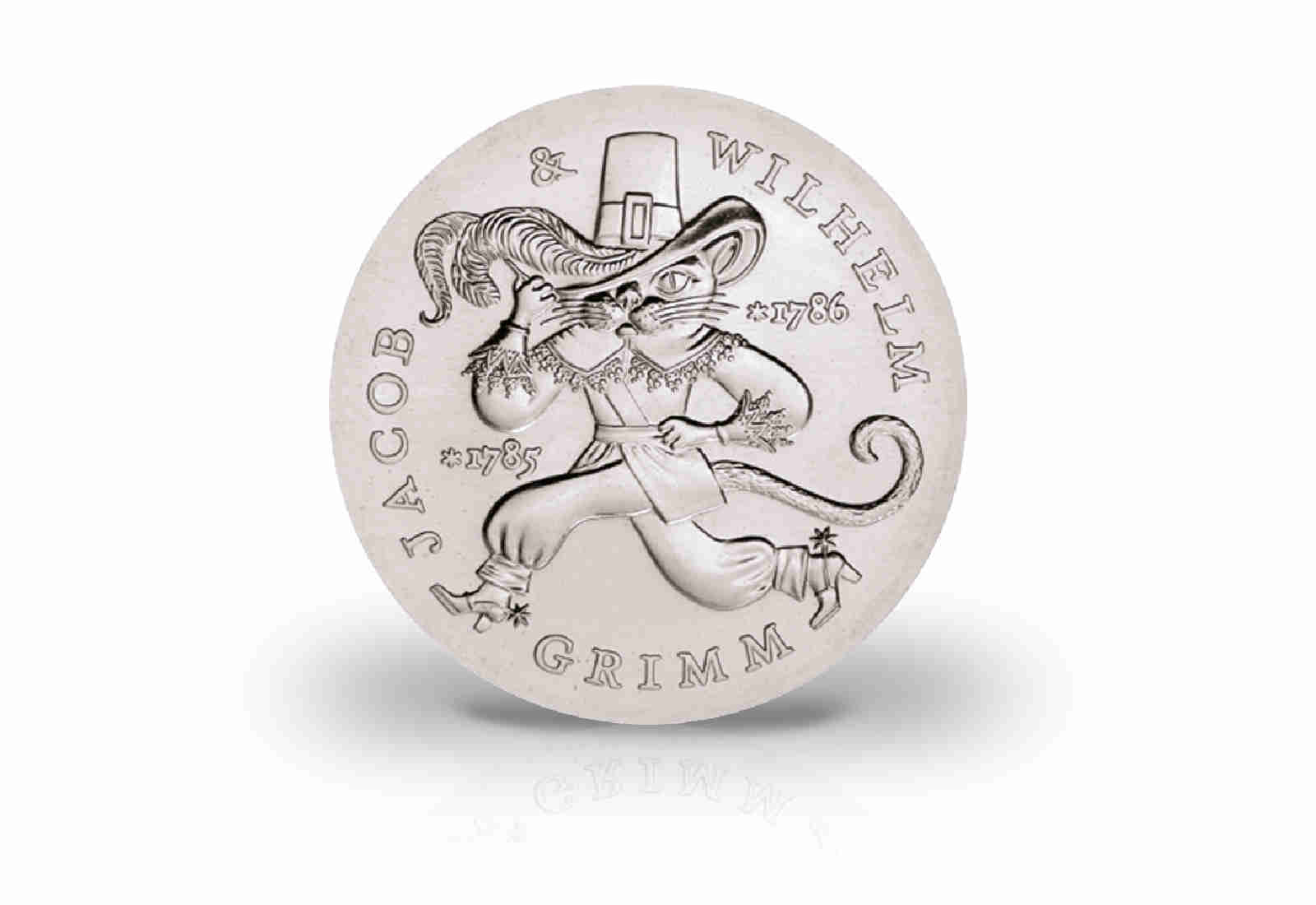 20 Mark Gedenkmünze 1986 DDR 200. Geburtstag der Gebrüder Grimm Jaeger-Nr. 1607