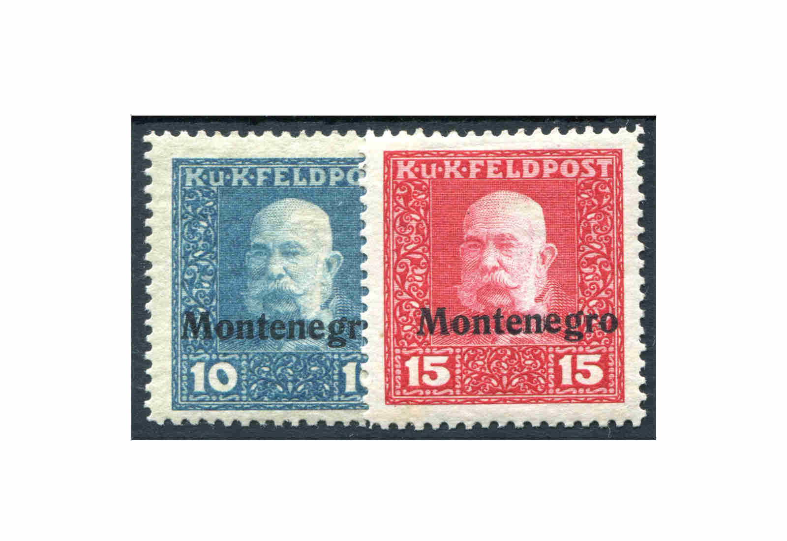 Montenegro Mi.Nr. I/II Franz Joseph 1918 **