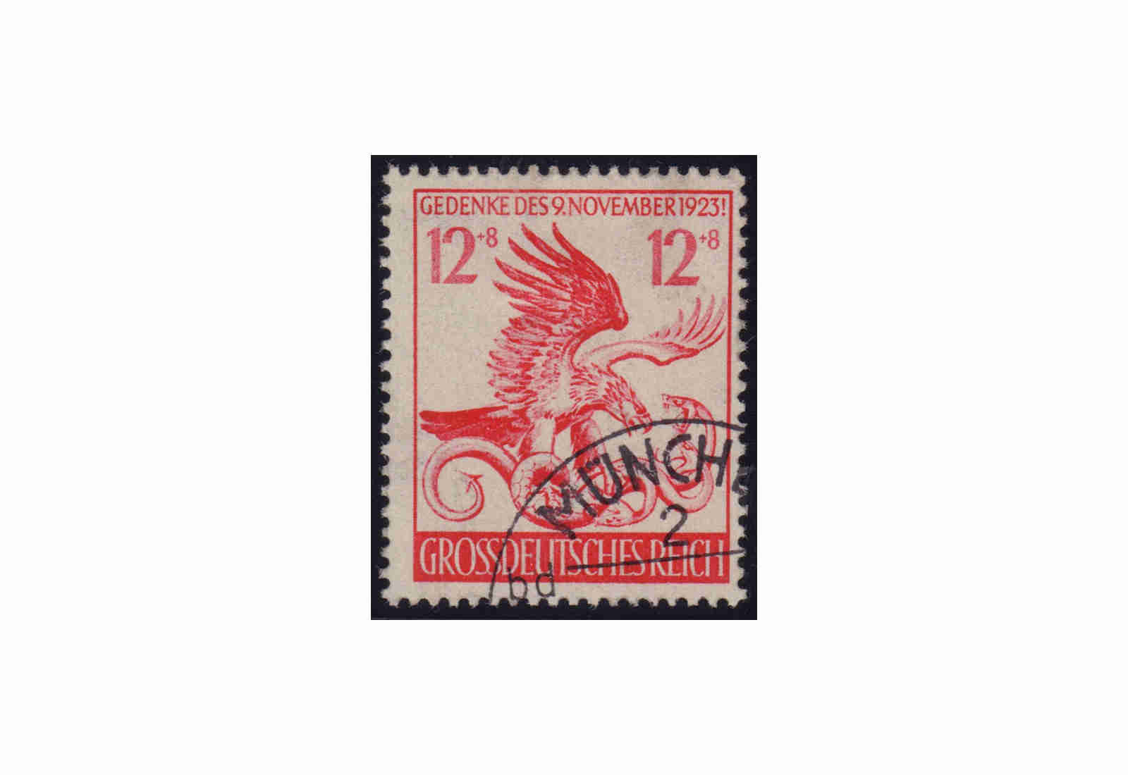 Deutsches Reich Marsch auf die Feldherrenhalle Michel Nr. 906 gestempelt