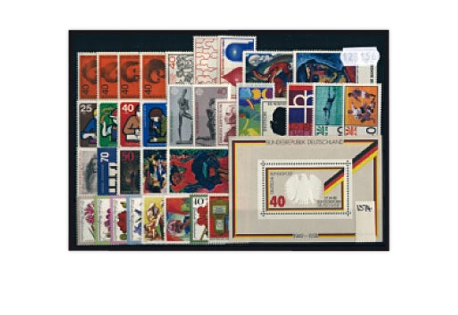 Briefmarken BRD Jahrgangsatz 1974 Mi.Nr. 791-825 postfrisch