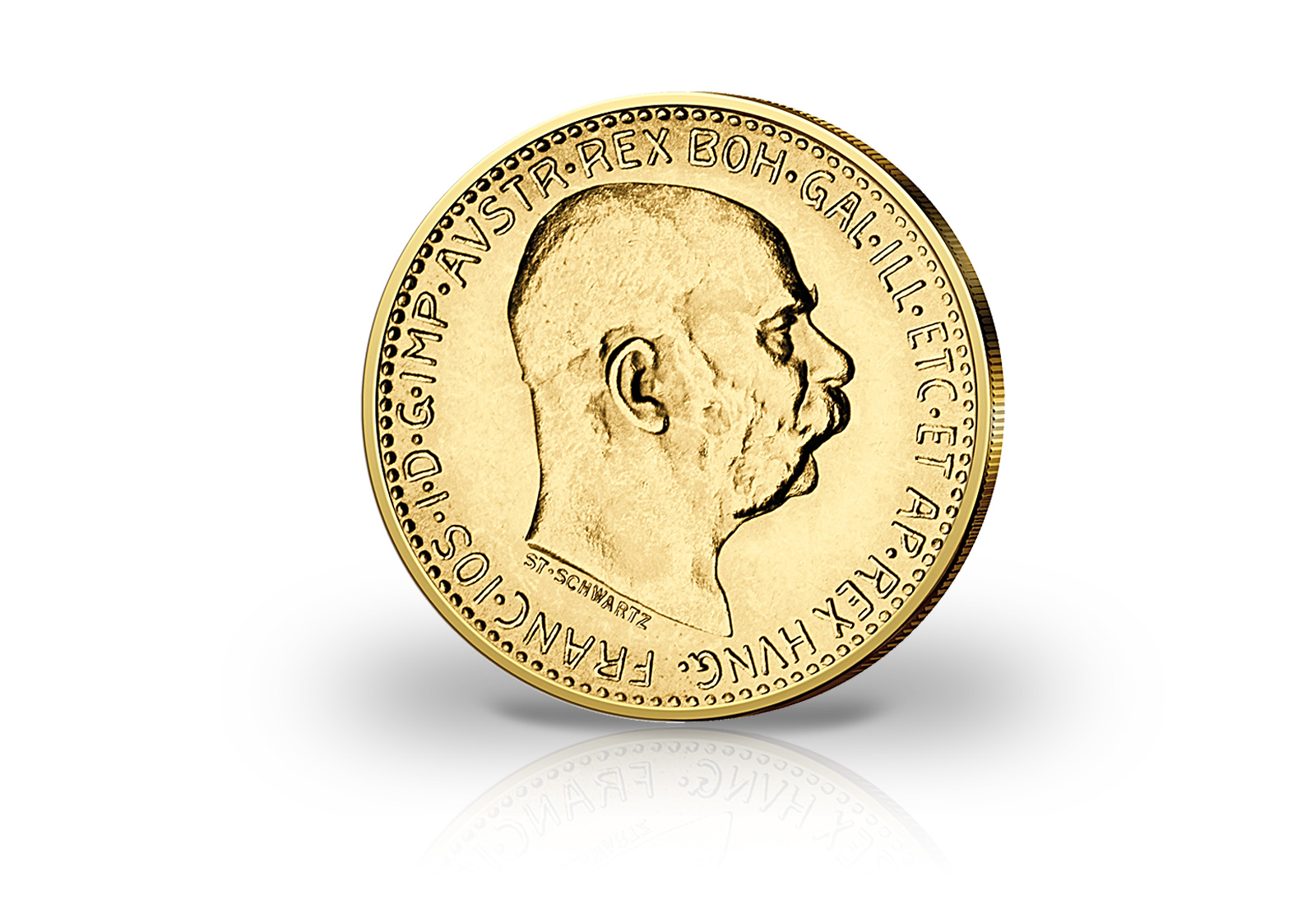 Goldmünzen 10 Kronen Joseph I. ohne Lorbeerkranz 1909-1912 Österreich