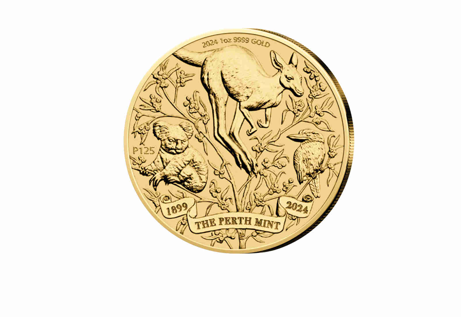 Australien 2024 1 oz Gold Känguru 125th Anniversary