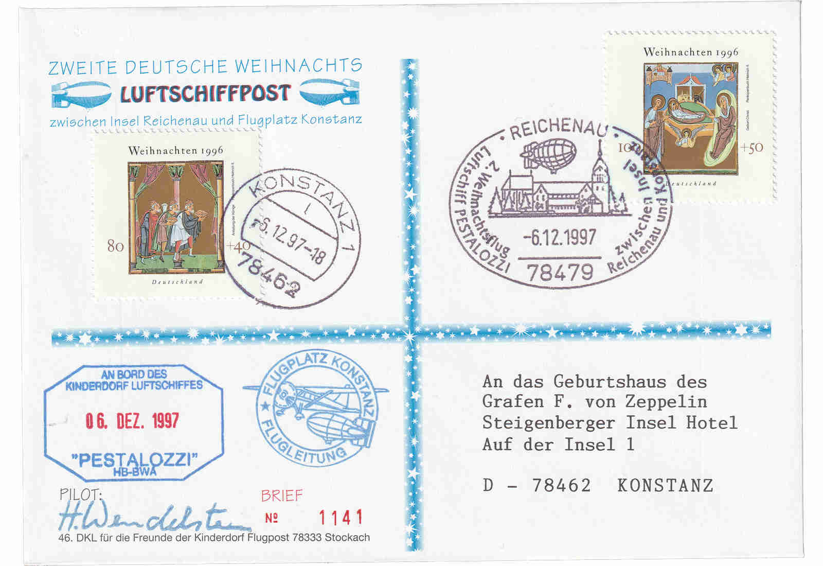 Zeppelin Beleg 1997