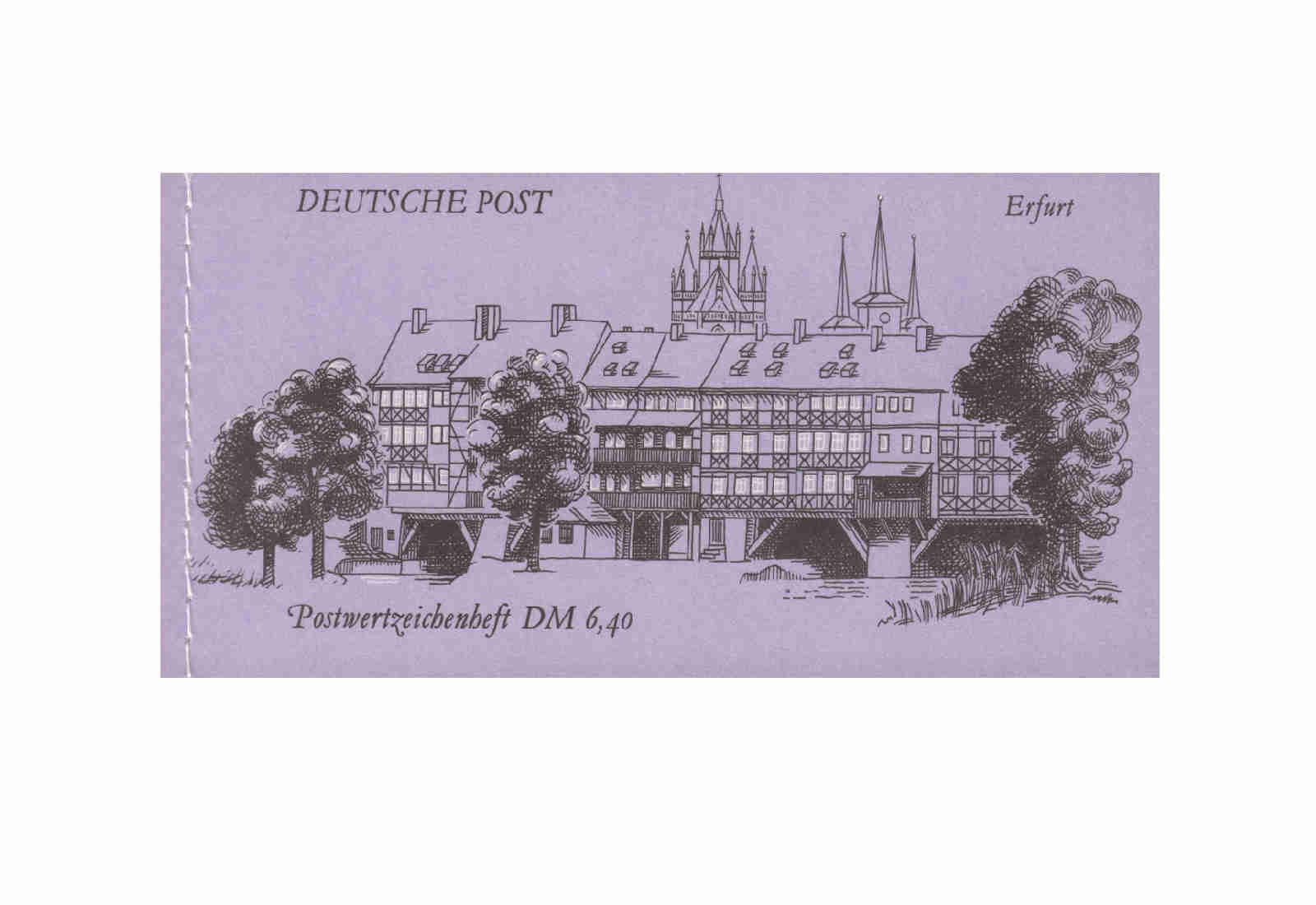 DDR Markenheftchen Bauwerke und Denkmäler 1990 MH Mi.Nr.10 postfrisch