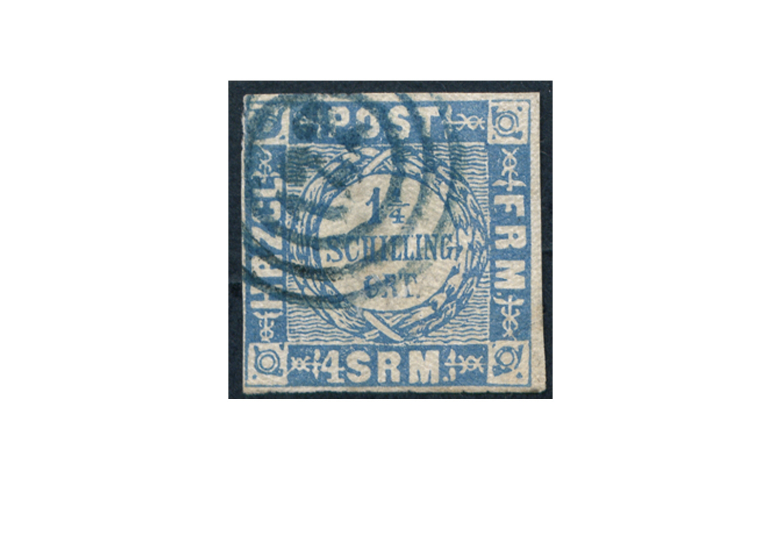 Briefmarke Altdeutschland Schleswig-Holstein Freimarke 1864 Michel-Nr. 6 gestempelt