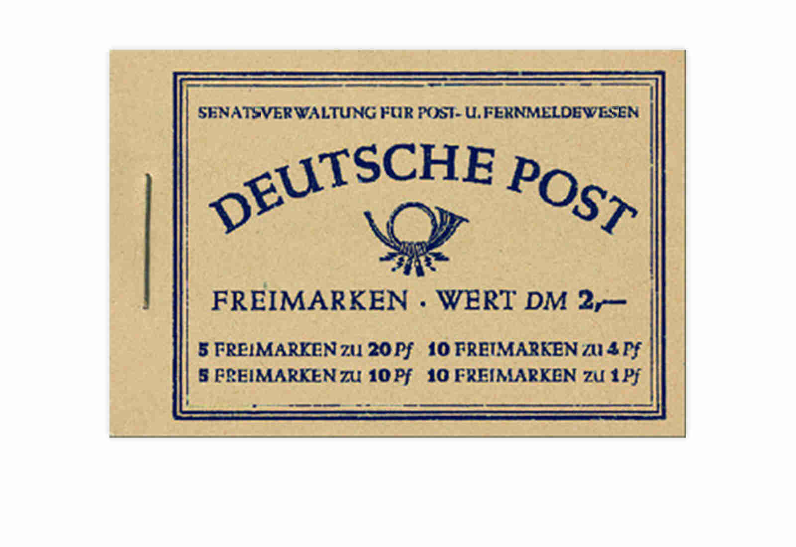 Berlin MH 2 1952 postfrisch