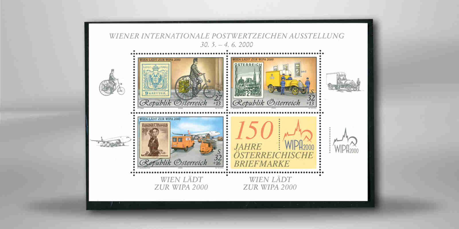 Österreich Block 14 ** Briefmarkenausstellung