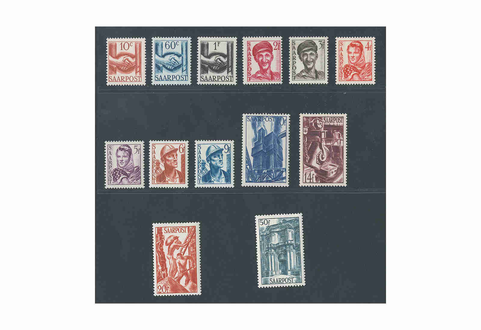 Briefmarke Saar 239/51 **