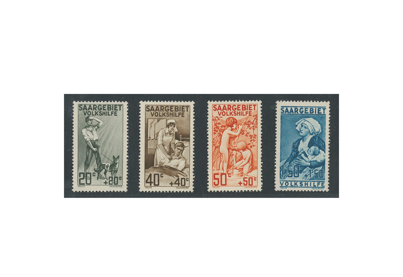Briefmarke Saar 104/07 **