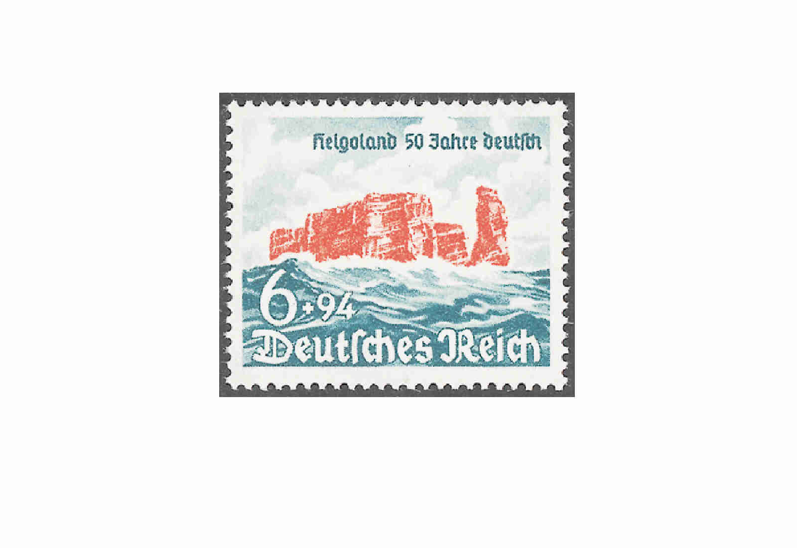 Briefmarke Deutsches Reich Helgoland 1940 Michel-Nr. 750 postfrisch