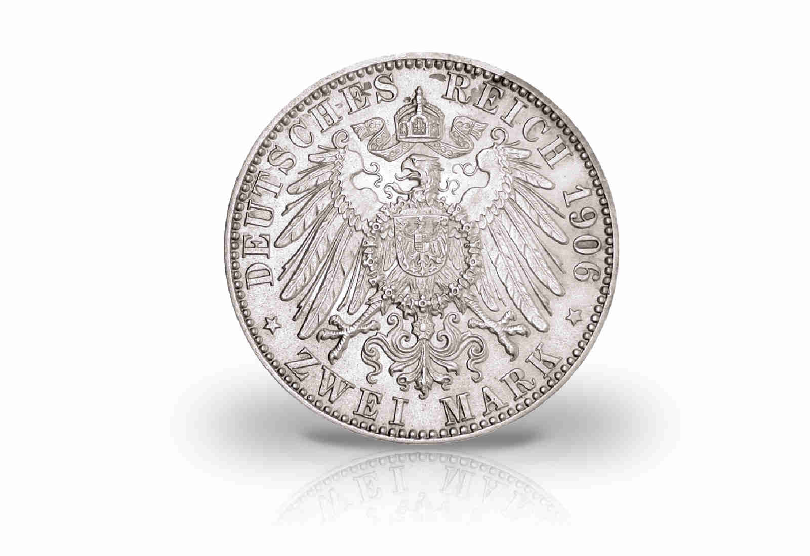 2 Mark 1906 Deutsches Kaiserreich Baden Großherzog Friedrich I. Goldene Hochzeit