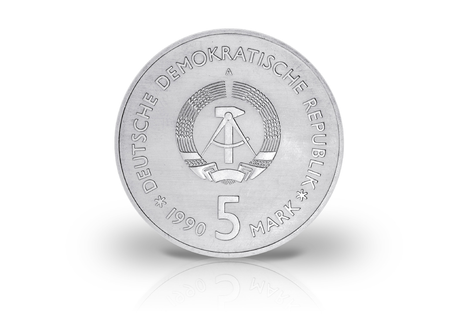 5 Mark Gedenkmünze 1990 DDR Zeughaus in Berlin Jaeger-Nr. 1632