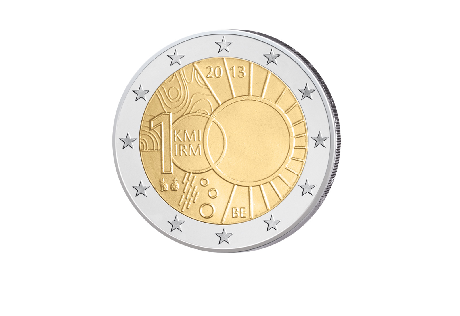 2 Euro 2013 Belgien Meteorologisches Institut bfr.