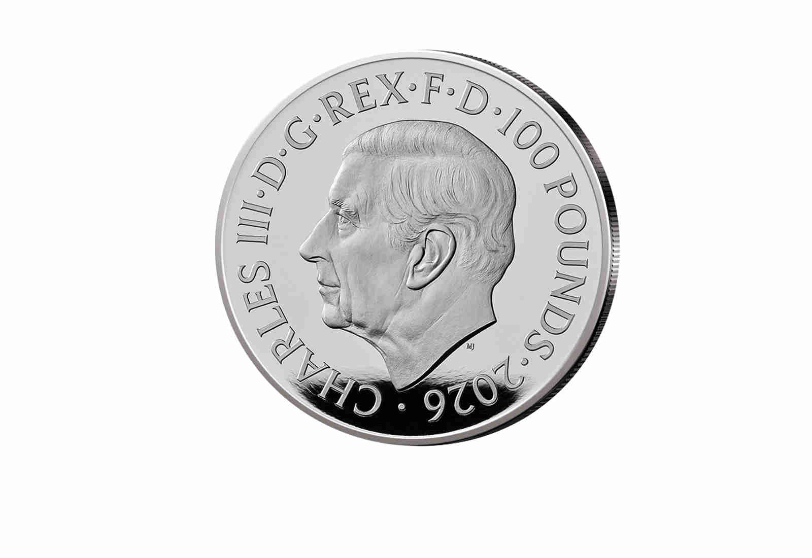 1 oz Platin 2026 Großbritannien - Die junge Queen Elisabeth II. PP