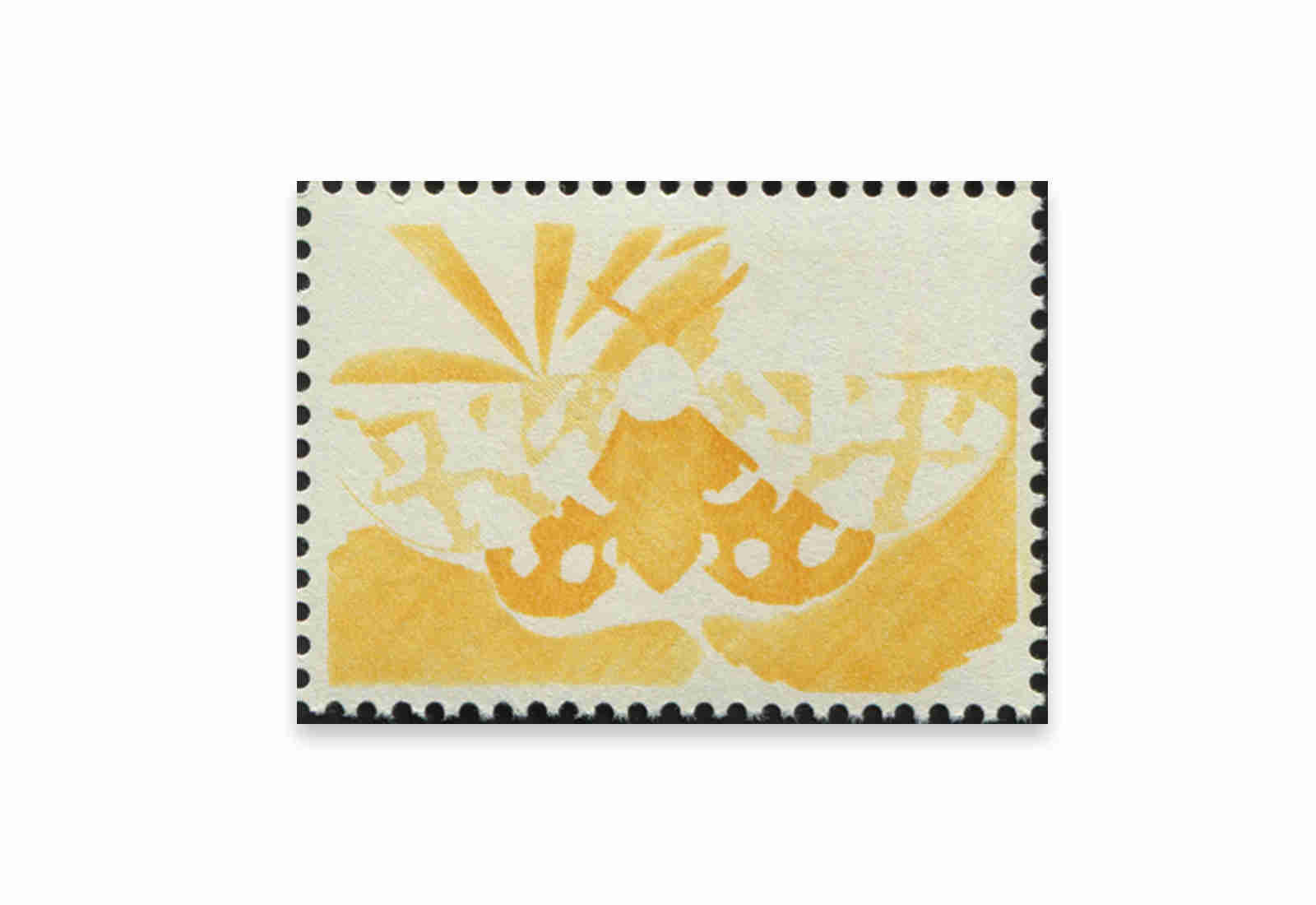 Briefmarken Versuchsdruck WIFAG Schmetterling Phase 1 mit Originalgummierung
