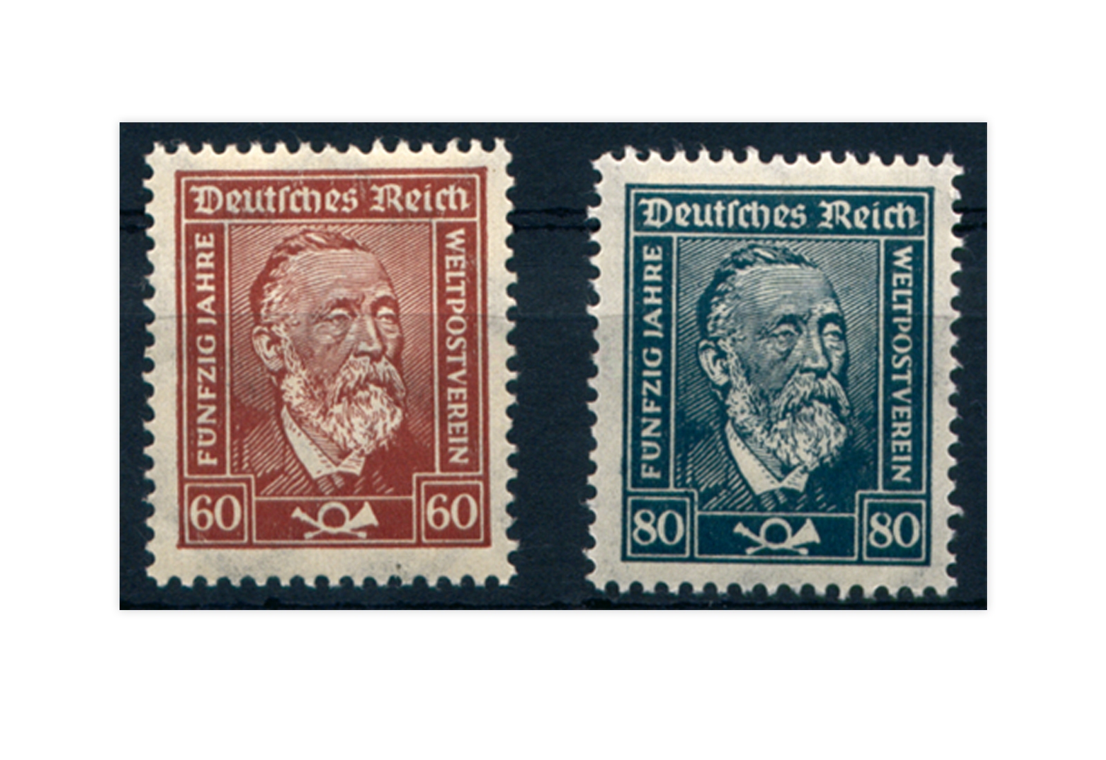 Briefmarken Deutsches Reich 1924 Michel-Nr. 362/63 postfrisch