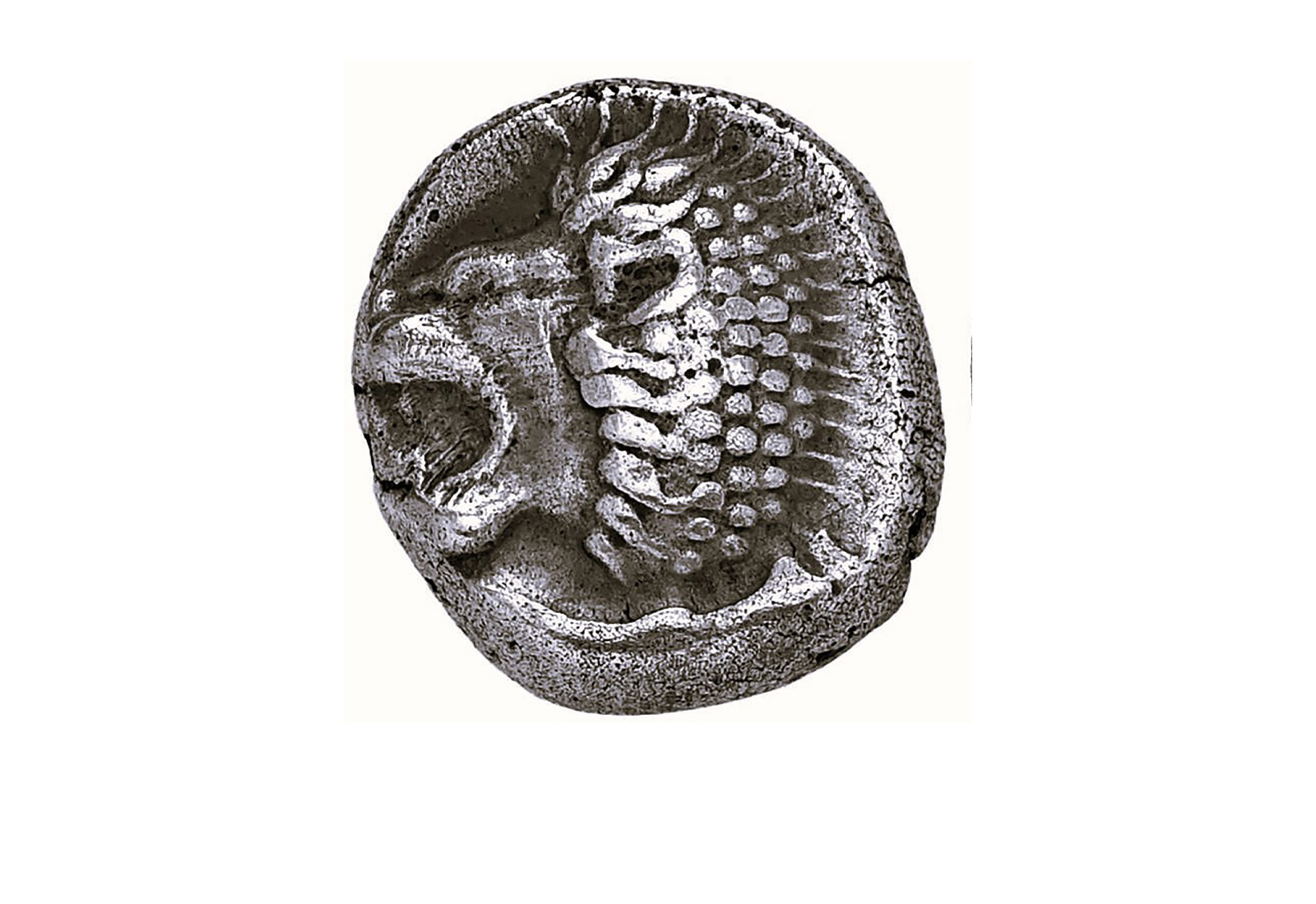 Miletos Silberdiobol 510/494 v. Chr. im Etui mit Zertifikat