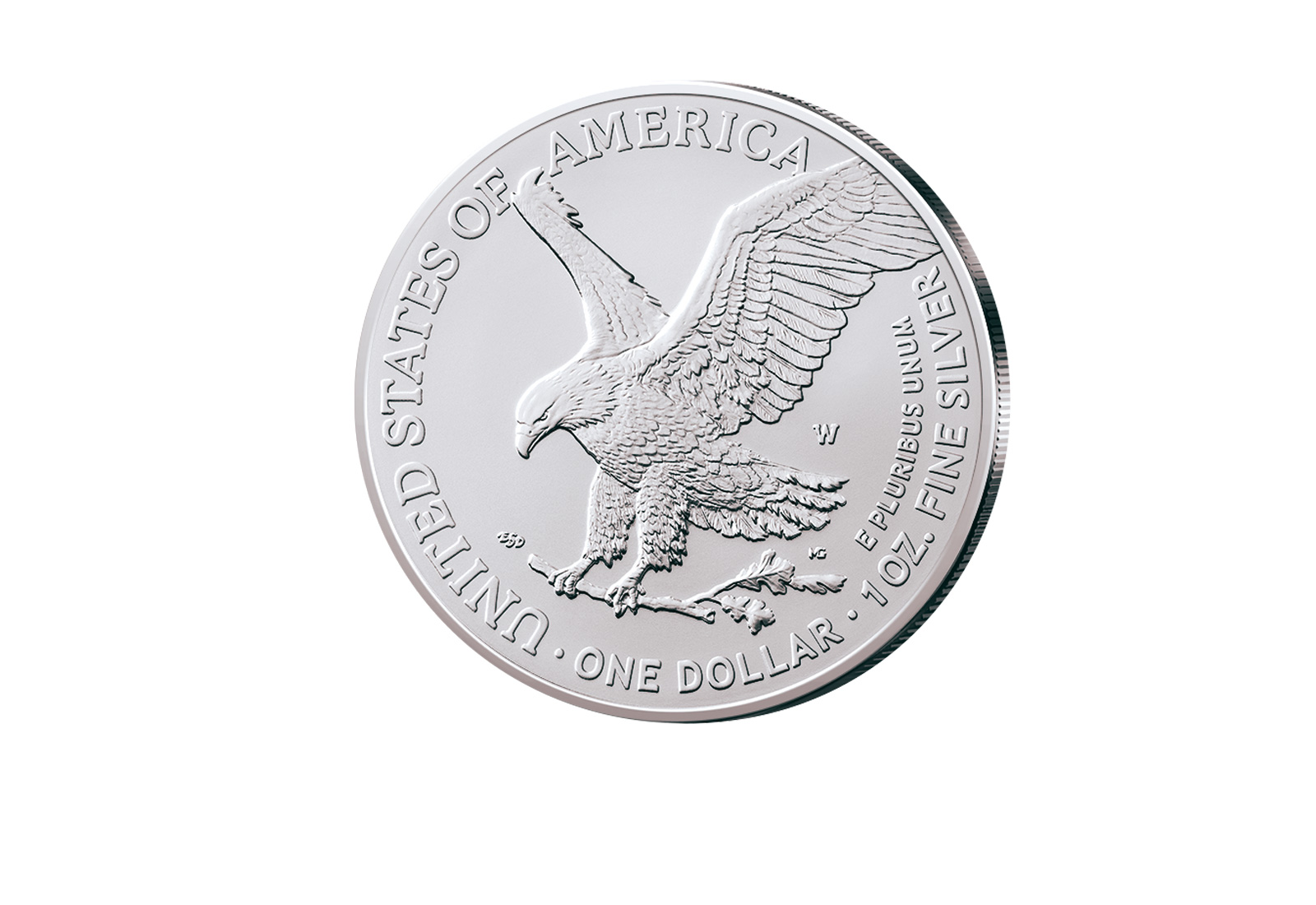 American Eagle 2026 USA - 1 oz Silbermünze mit Platinum veredelt