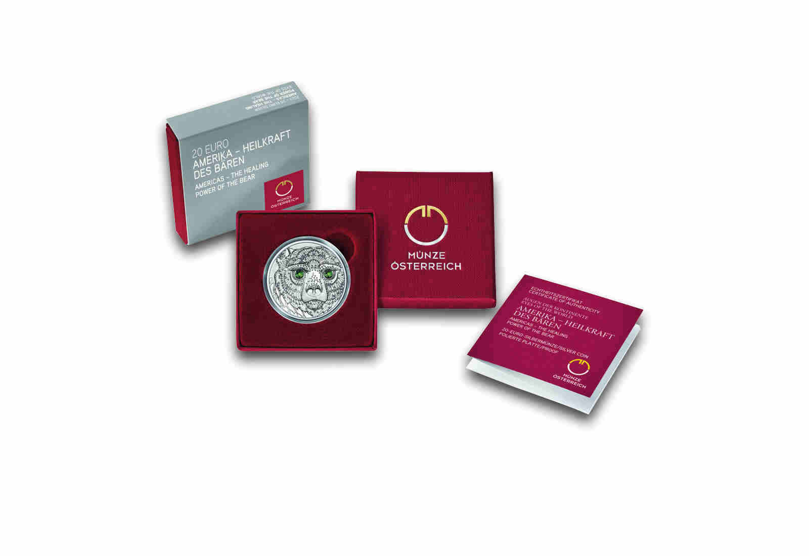 20 Euro Silbermünze 2023 Heilkraft des Bären PP