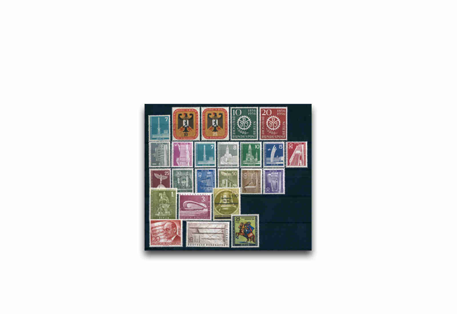 Berlin Jahrgang 1956 postfrisch Mi.Nr. 135-158