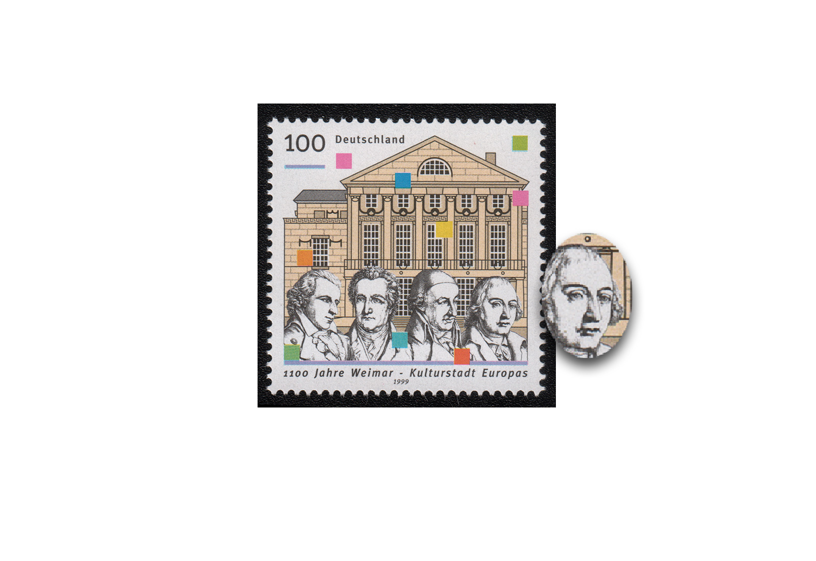 BRD Weimar Kulturhauptstadt Europas 1999 Michel Nr. 2028 II postfrisch  