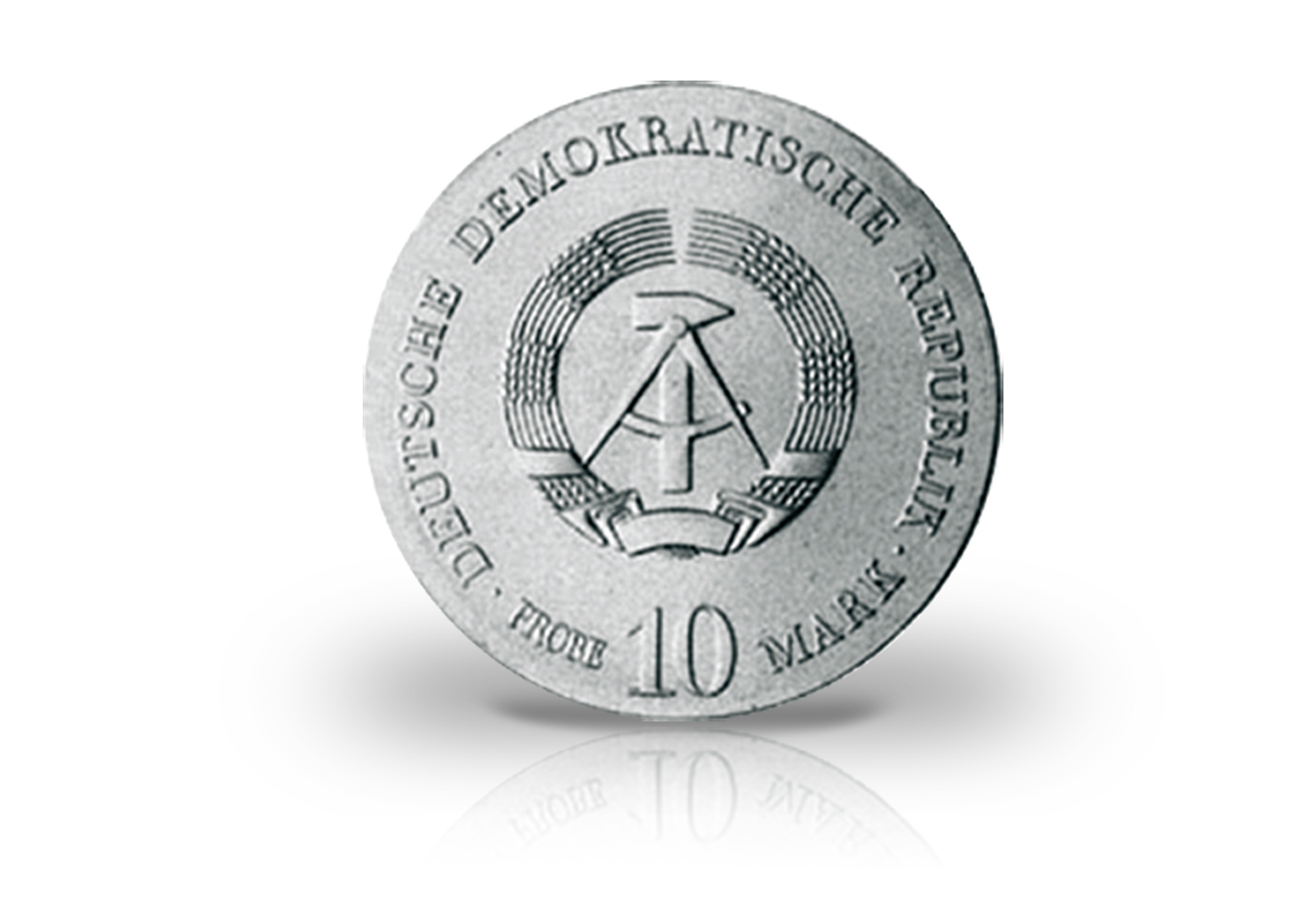 10 Mark 1977 DDR Motivprobe Otto von Guericke
