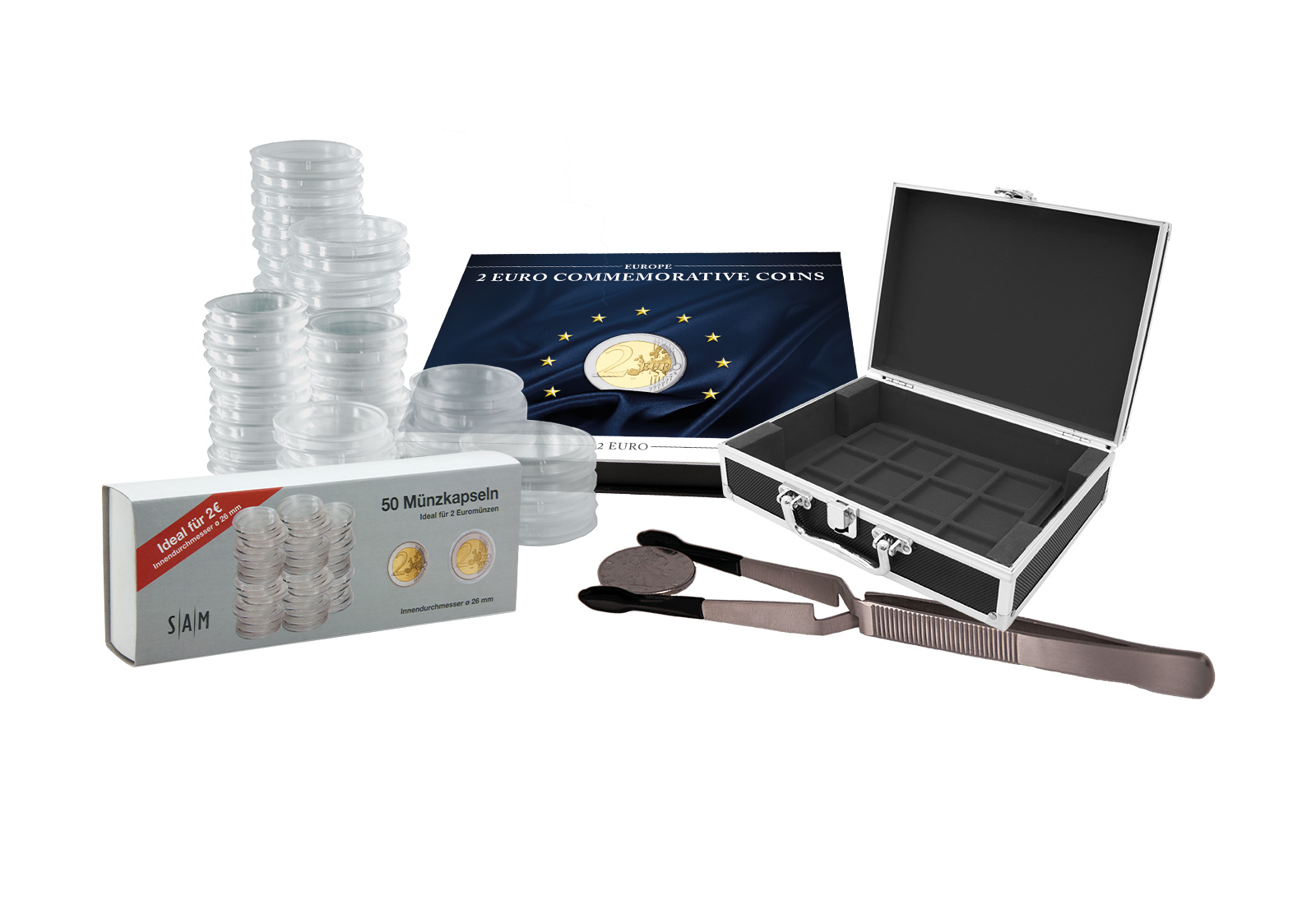 2 Euro Set der Superlative Monaco Andorra und San Marino