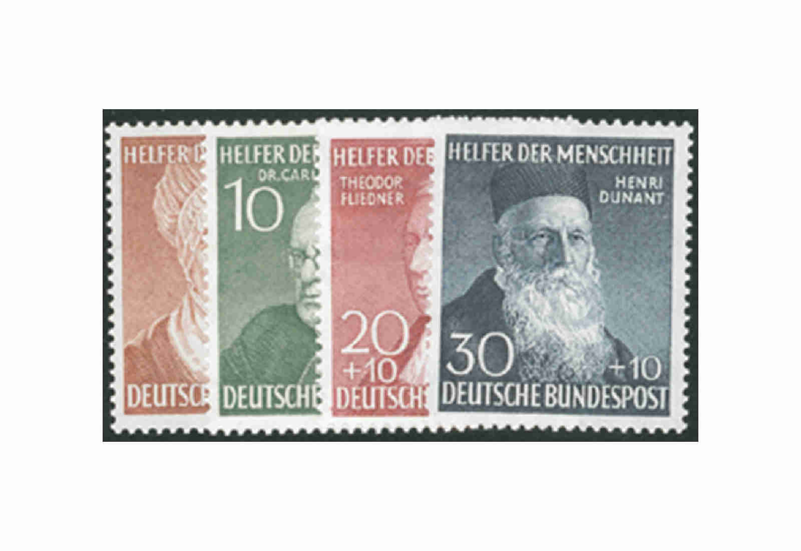Briefmarken BRD Wohlfahrt 1952 Michel-Nr. 156-159 postfrisch