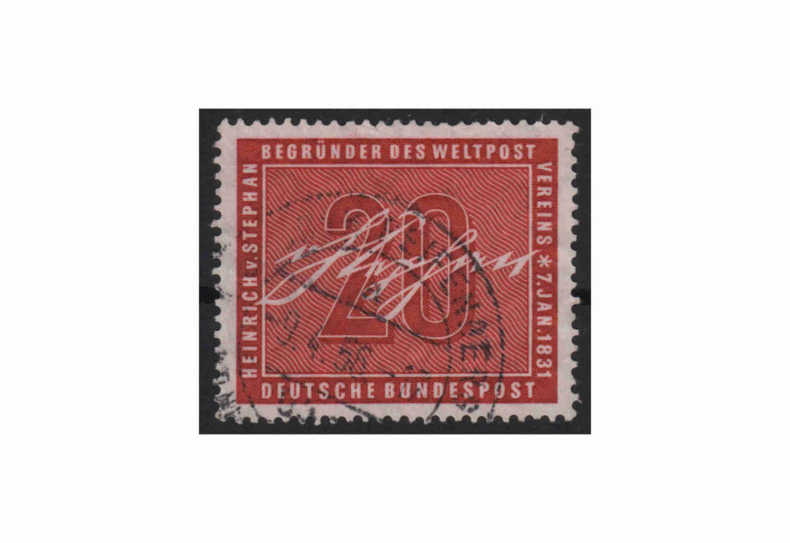 BRD 125. Geburtstag von Heinrich von Stephan Mi.Nr. 227 gestempelt