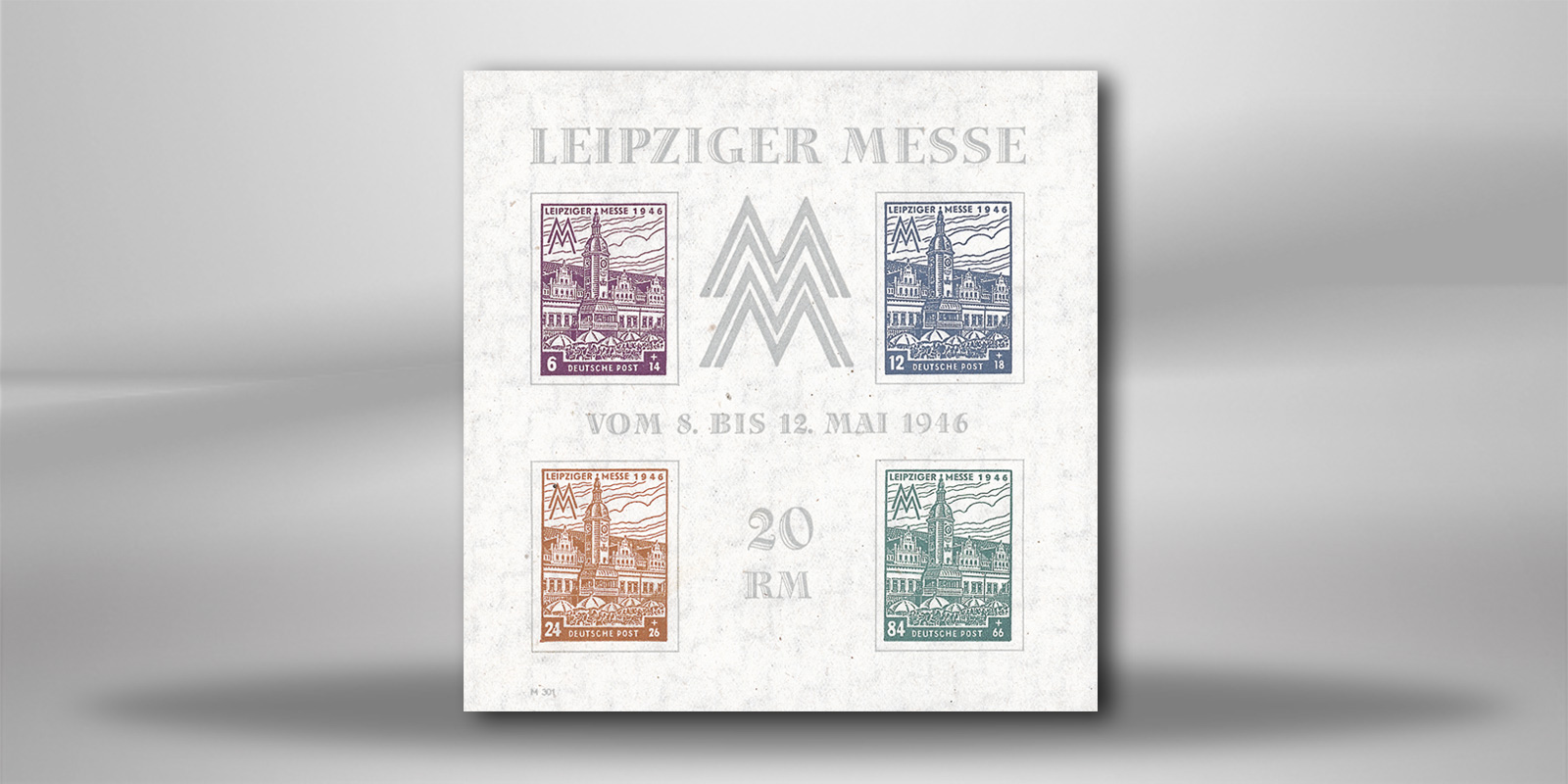 SBZ Block 5 Y postfrisch Leipziger Messe 1946