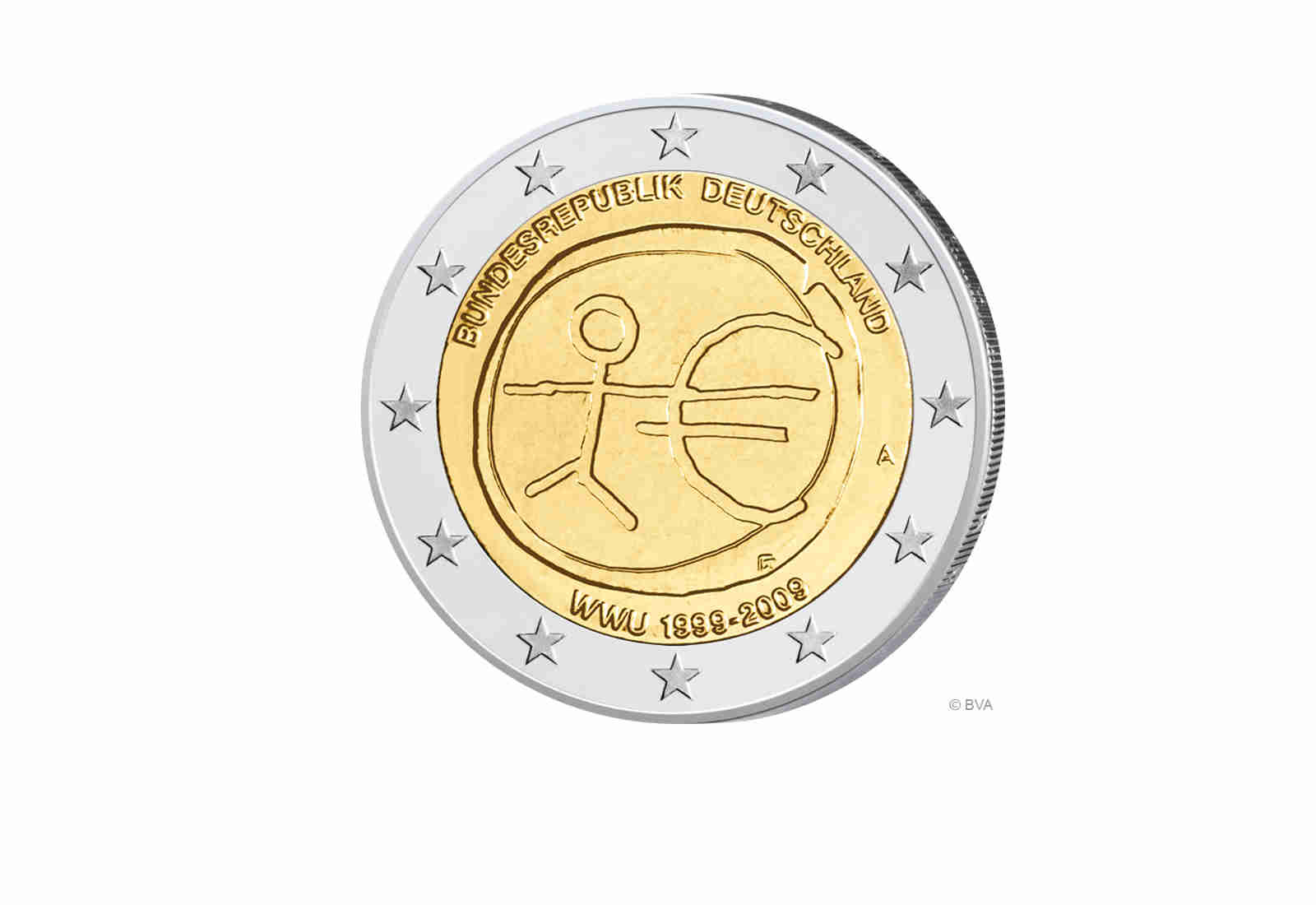 2 Euro Deutschland 2009 10 Jahre WWU Prägestätte unserer Wahl