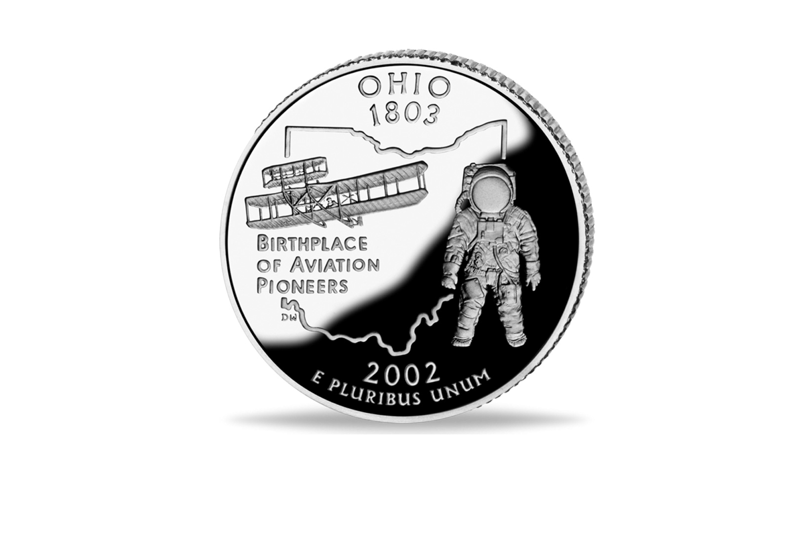 USA Quarter Dollar 2002 Ohio Prägestätte P (Philadelphia)