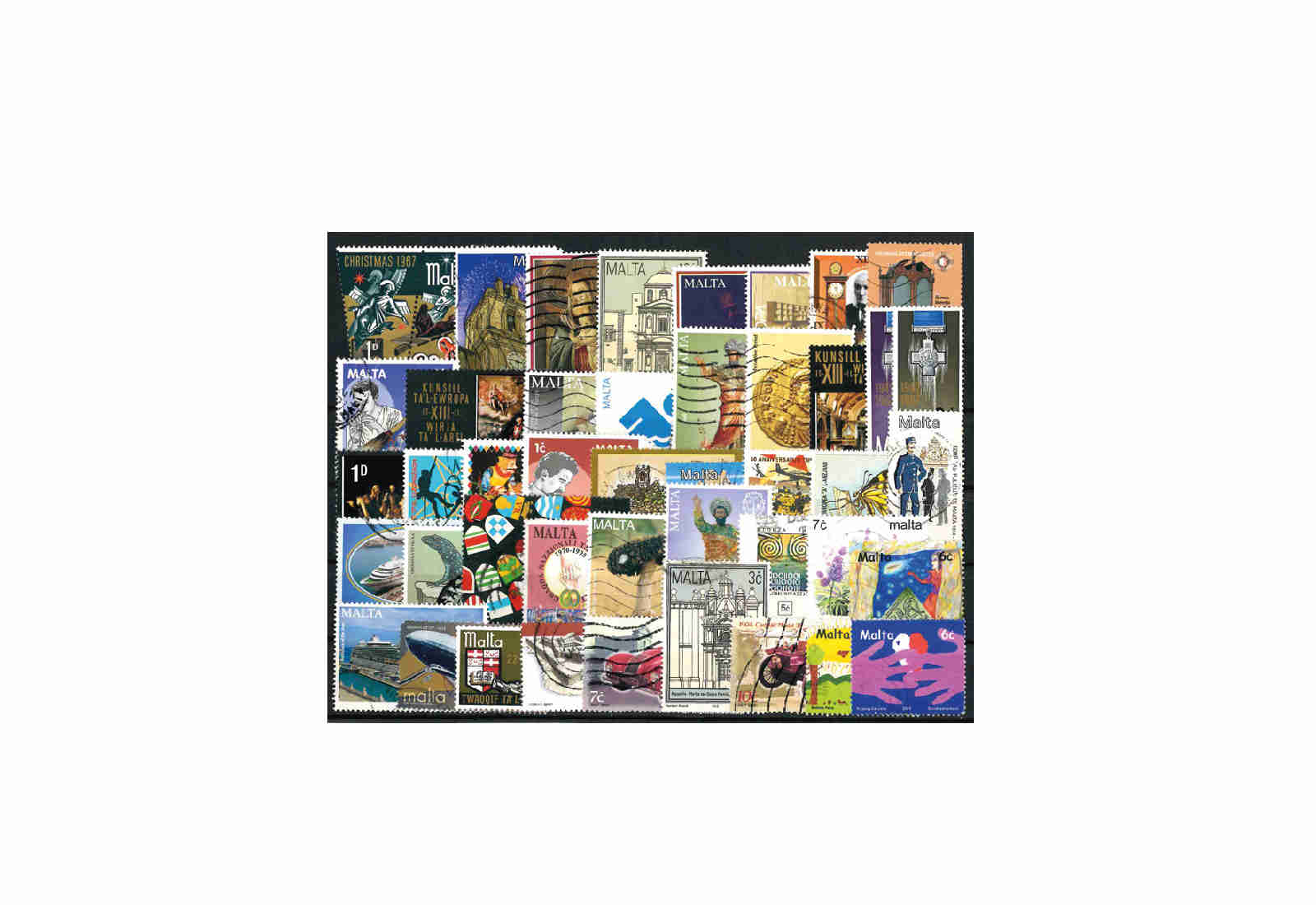 Briefmarken Malta 300 Marken