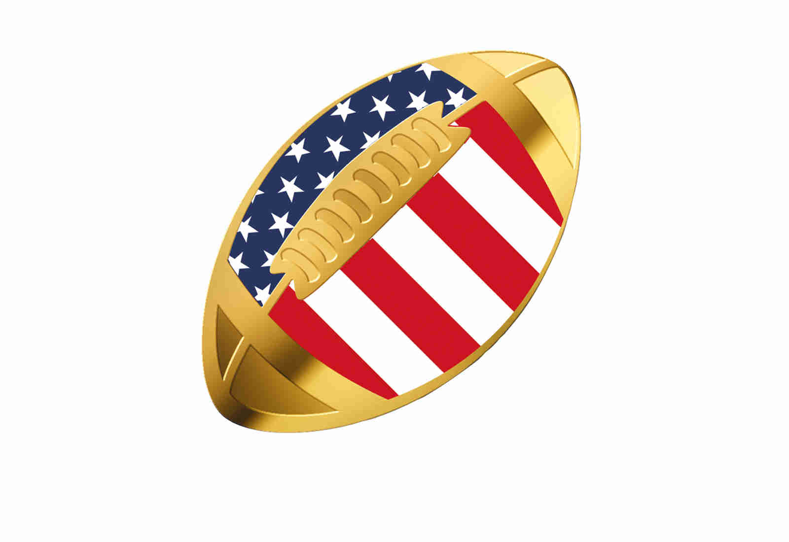 Goldmünze American Football USA 999/1000 Gold Geschenk inkl. Etui Sport