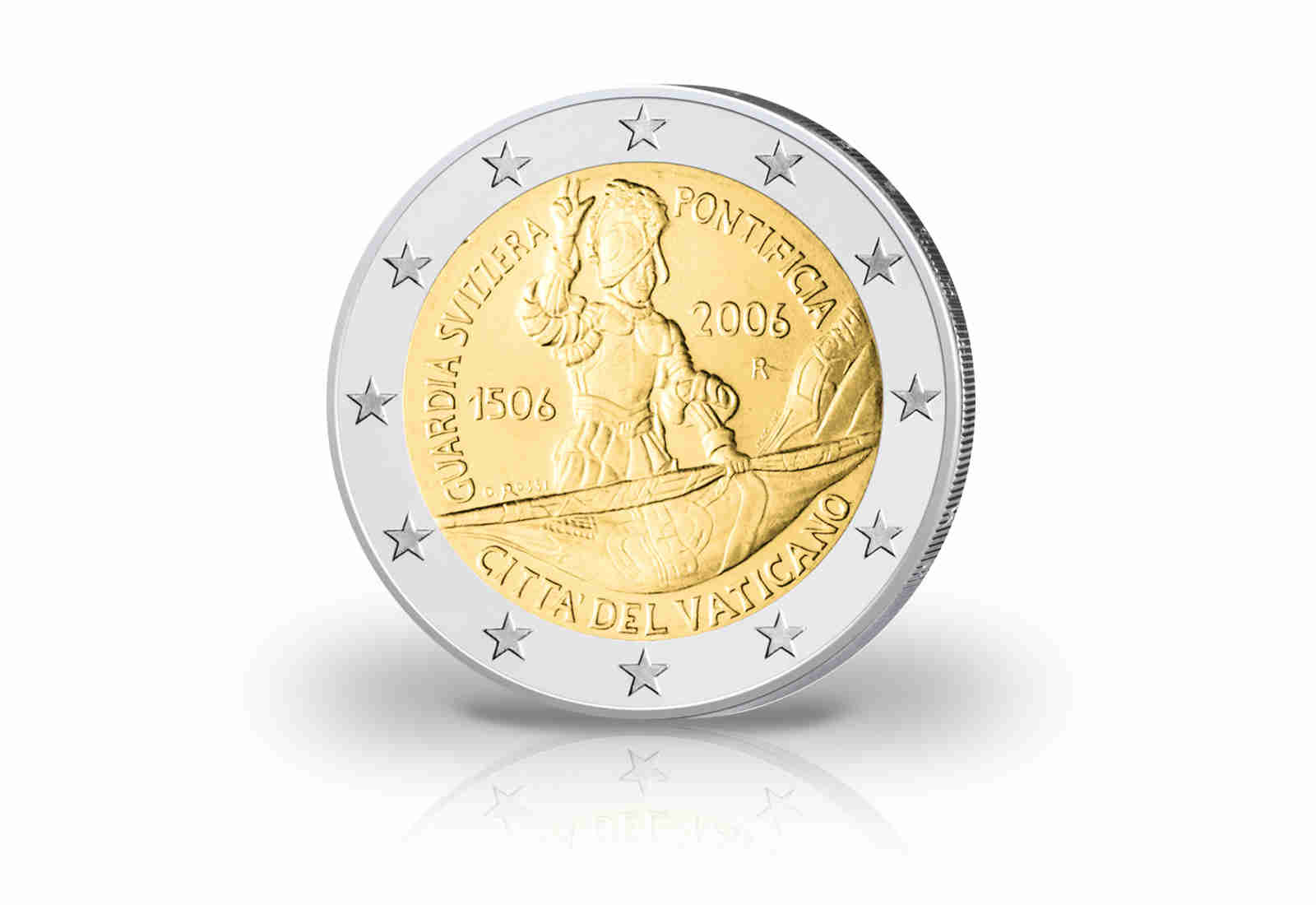 2 Euro 2006 Vatikan Schweizer Garde st im Blister