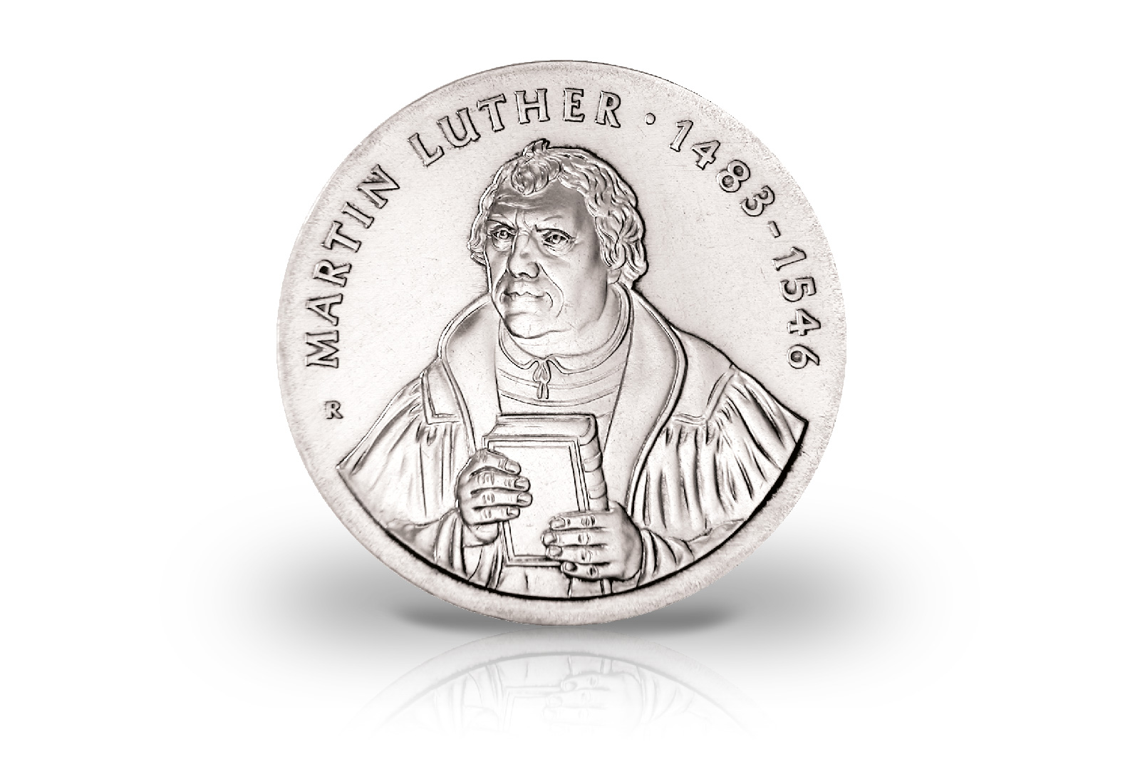 20 Mark Gedenkmünze 1983 DDR 500. Geburtstag Martin Luther Jaeger-Nr. 1591