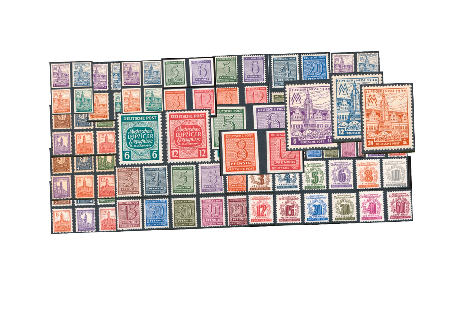 SBZ Westsachsen komplett postfrisch im SET