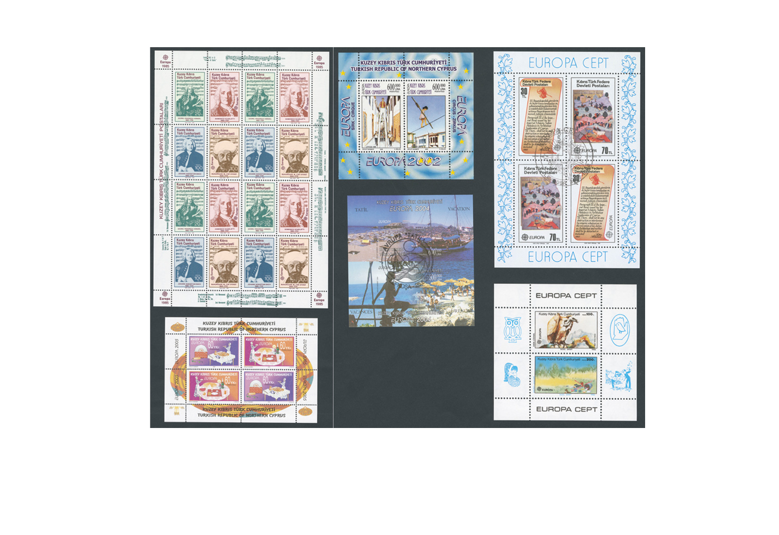 Briefmarken Kollektion Blocks und Kleinbogen Türkisch Zypern **/gest.