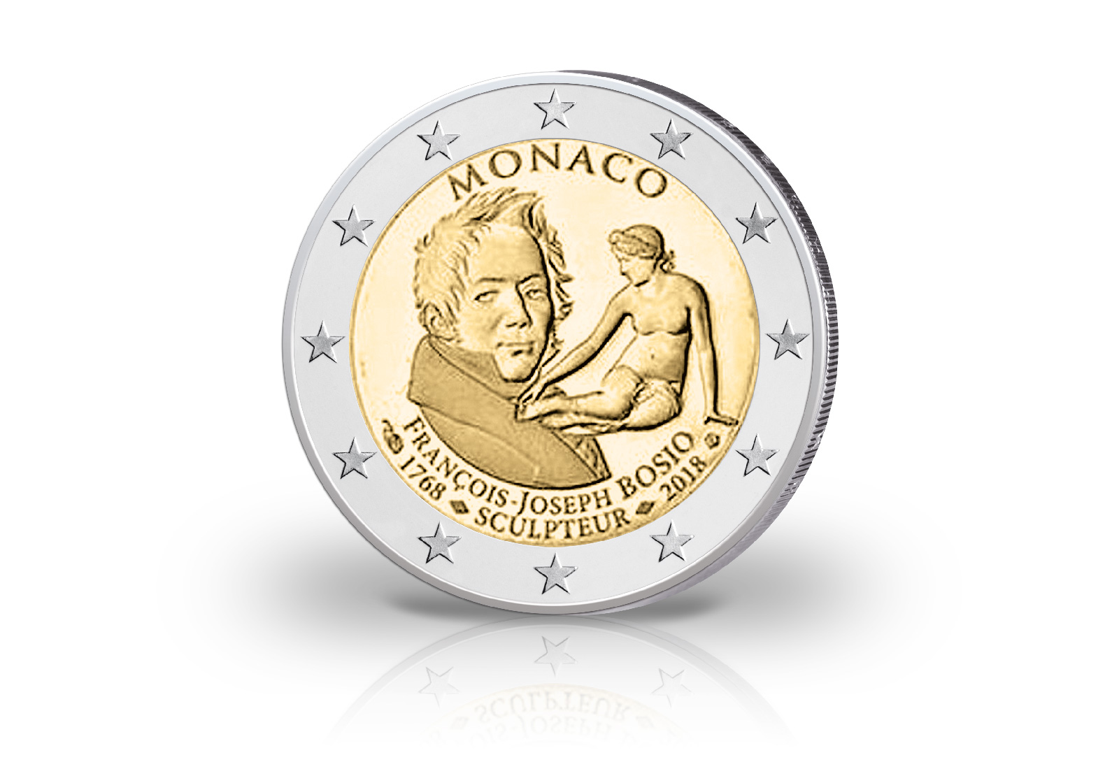 2 Euro 2018 Monaco 250. Geburtstag von Francois-Joseph Bosio PP