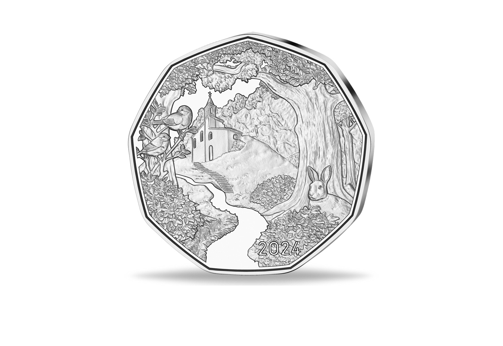 5 Euro Silber 2024 Österreich Auf dem Weg hgh