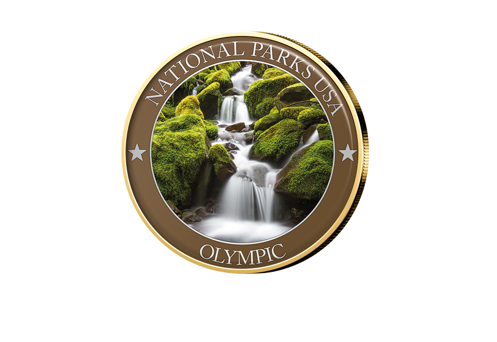 1/2 Dollar USA Olympic Serie National Parks USA mit Farbapplikation